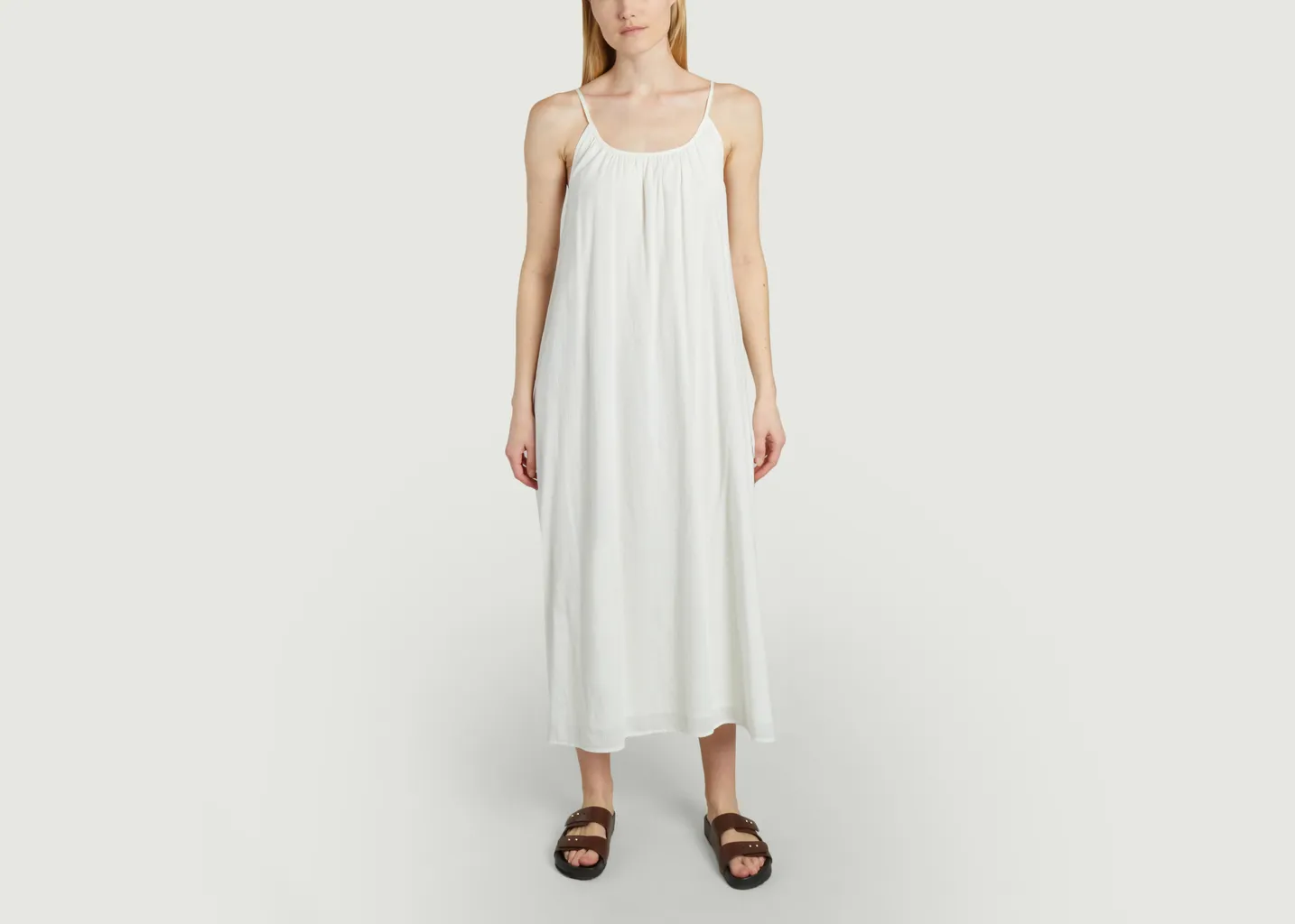 Robe À Bretelles À Structure Rayée KCA