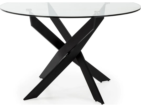 CONCEPT1 - Table Ruth 120 x 120 x 76 cm pied noir