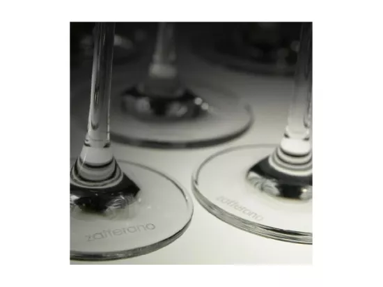 Flûte en verre Zafferano pour vins effervescents 38cl Expériences set de 6 pièces