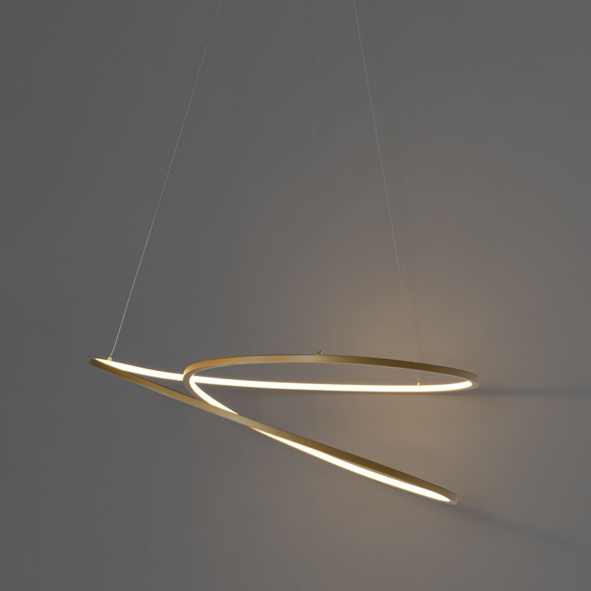 Design hanglamp goud 72 cm incl. LED 3-staps dimbaar - Rowan