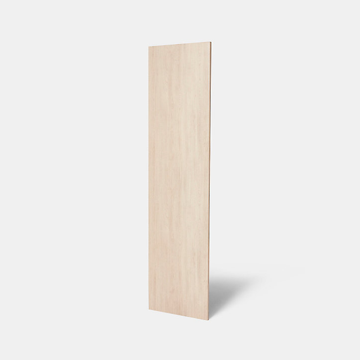 Joue de finition pour colonne XL électroménager Goodhome Chia chêne clair H. 240 cm x l. 61 cm x Ep. 18 mm