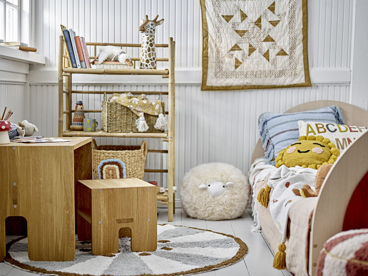 Bloomingville Mini Bas Bord, Brun, Eg Brun