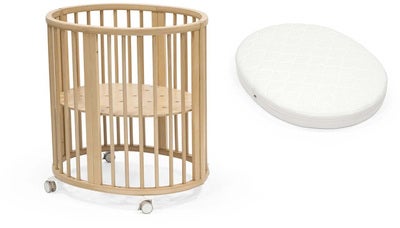 Stokke Sleepi™ Mini V3 Sprinkelseng, Tre + Madrass