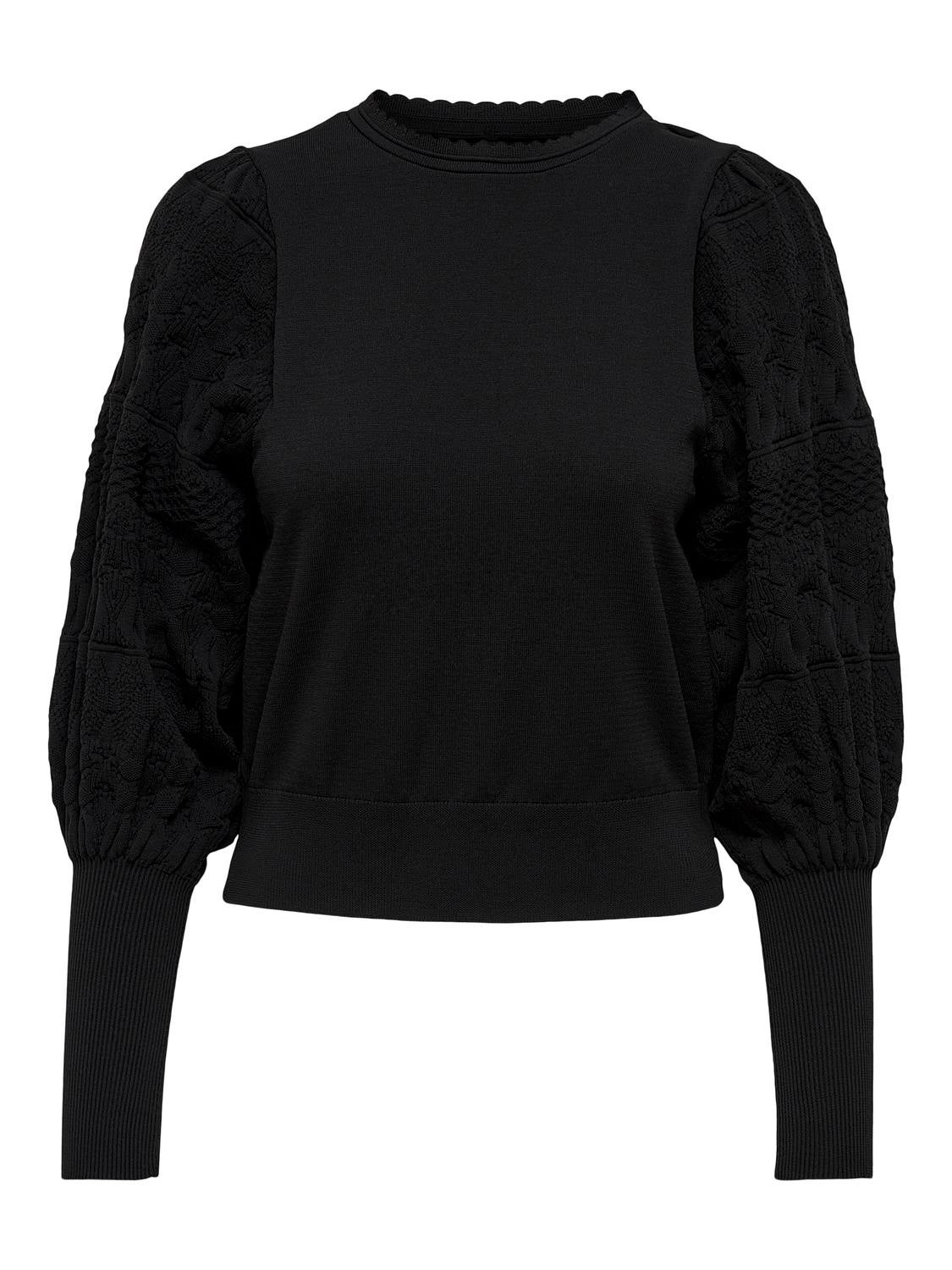 ONLMELITA Strickpullover Black