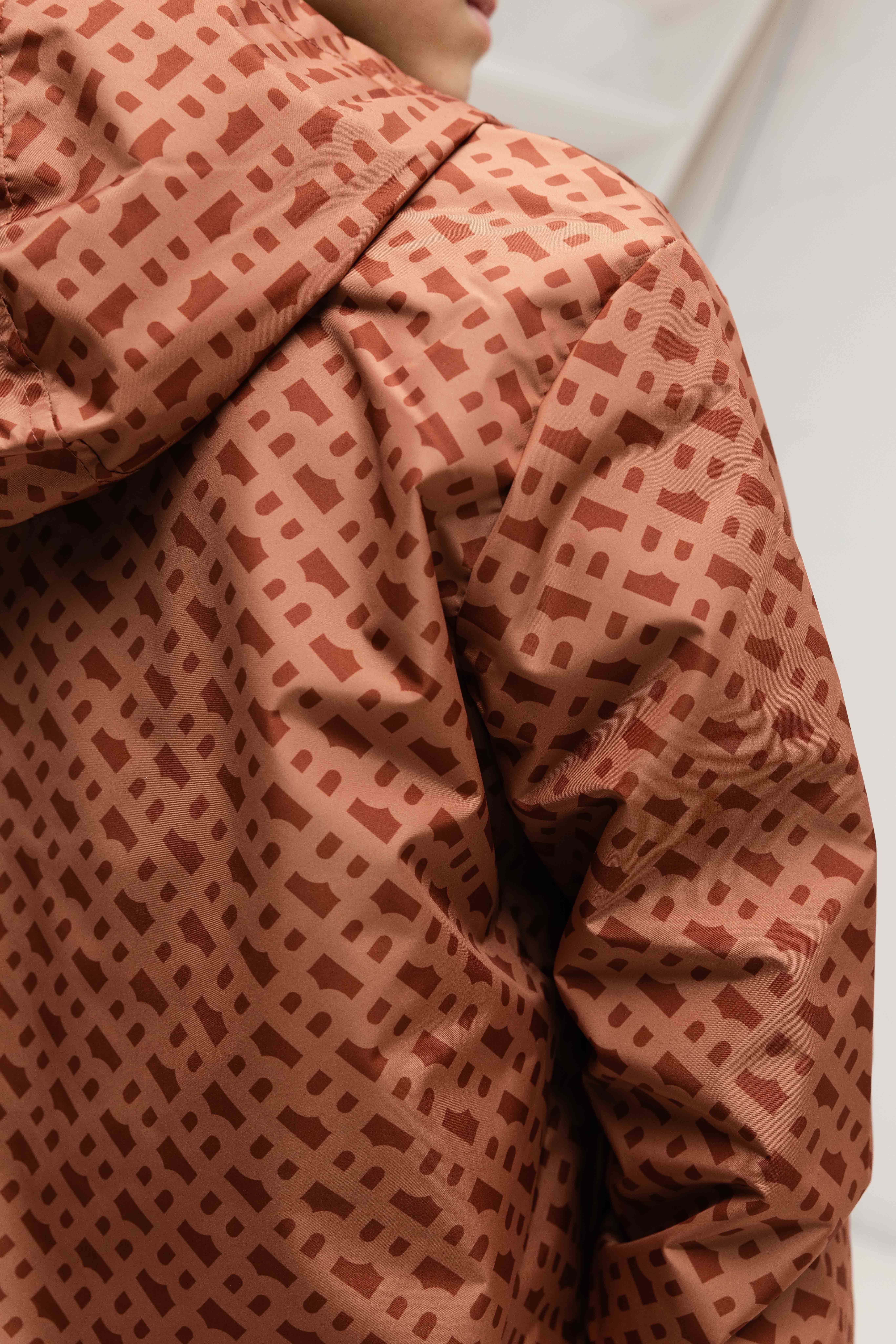 Hugo Boss All Over Print Windbreaker Kids Bruin