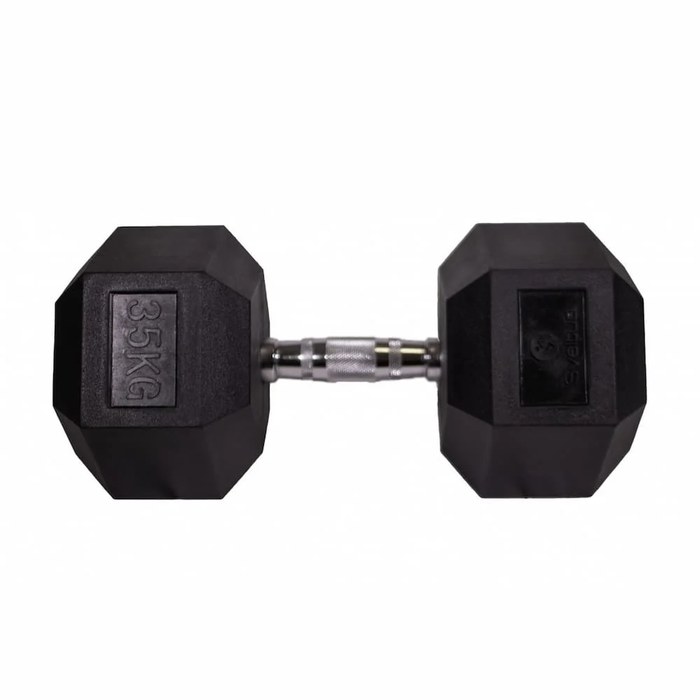 SVELTUS Haltère hexagonale 35 kg x 1