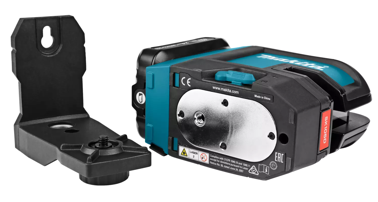 Makita SK105DZ 10,8V Li-Ion accu kruislijnlaser body in tas - zelfnivellerend - rood - 25m