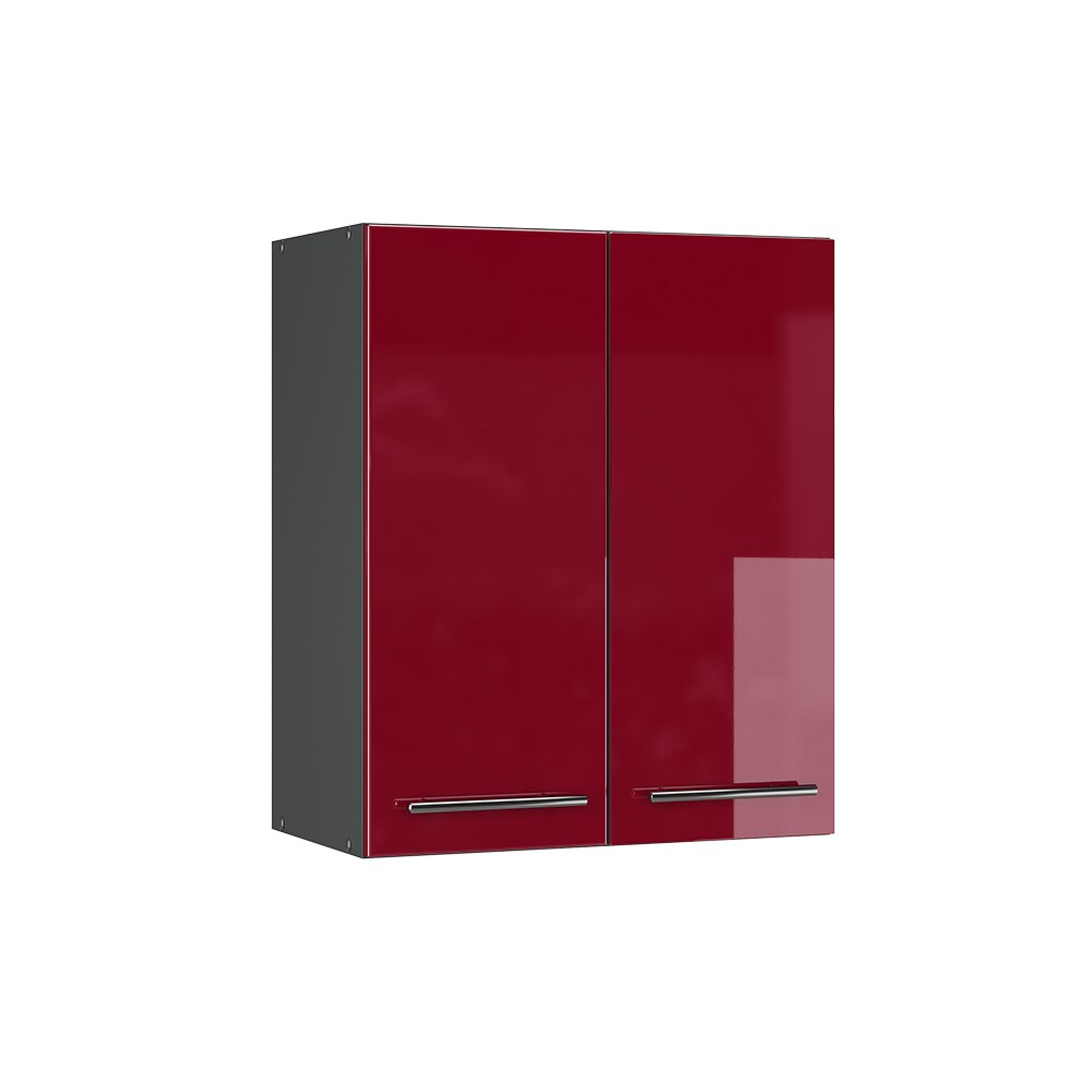 VICCO Hängeschrank 60 cm Bordeaux Hochglanz Küchenschrank Hängeschrank Küchenzeile Fame-Line