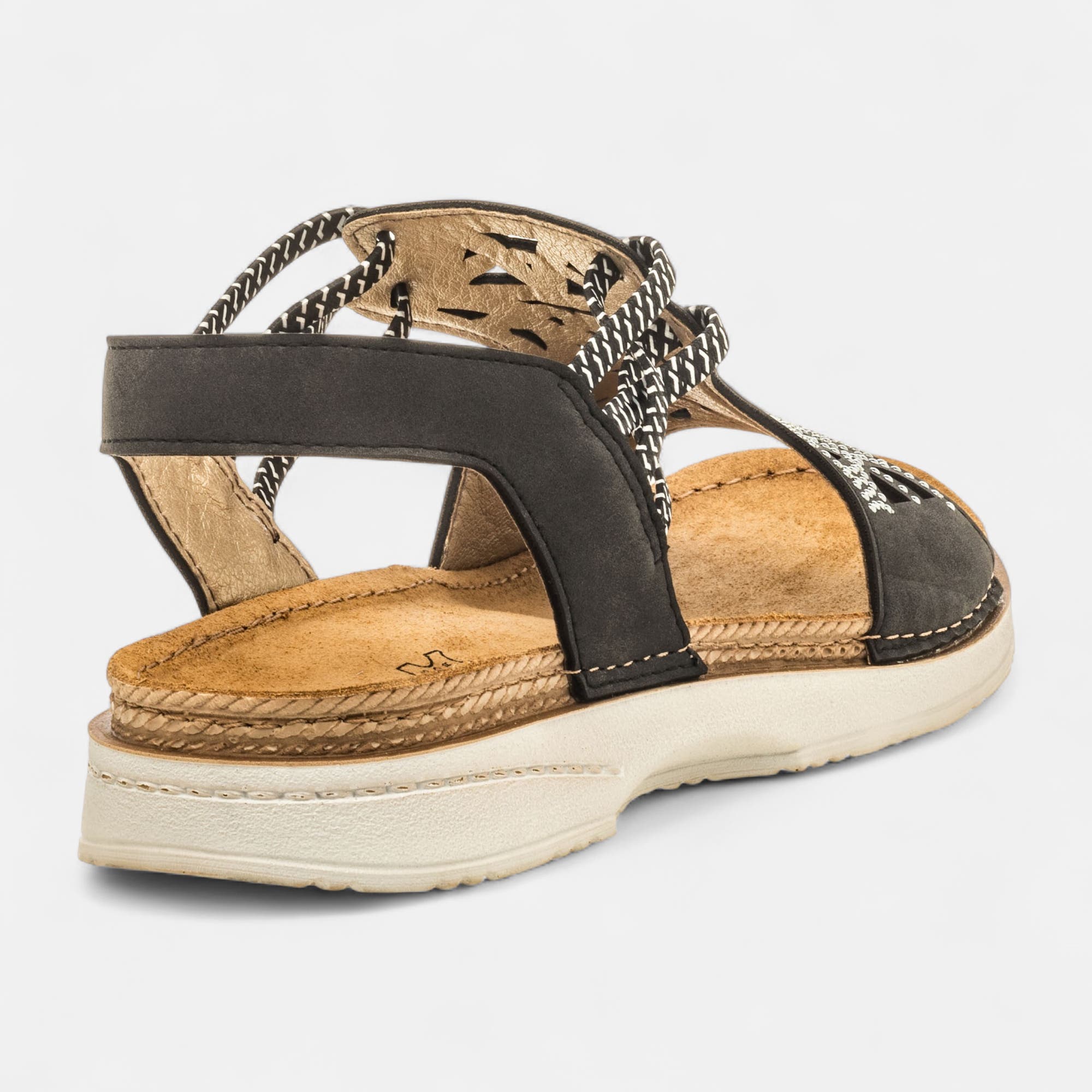 Nu-pieds Femme noir