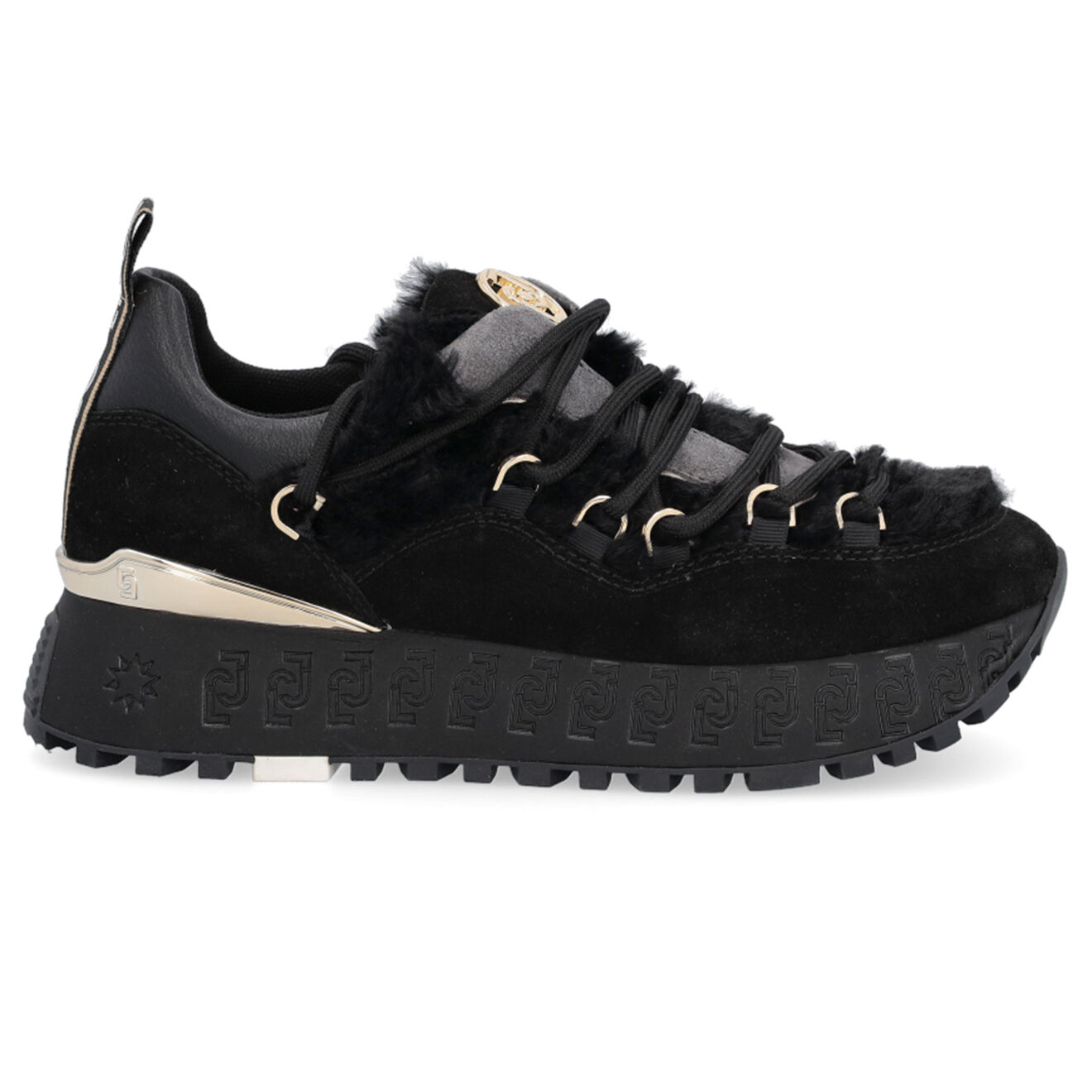 Liu-Jo Sneakers en Cuir Maxi noires