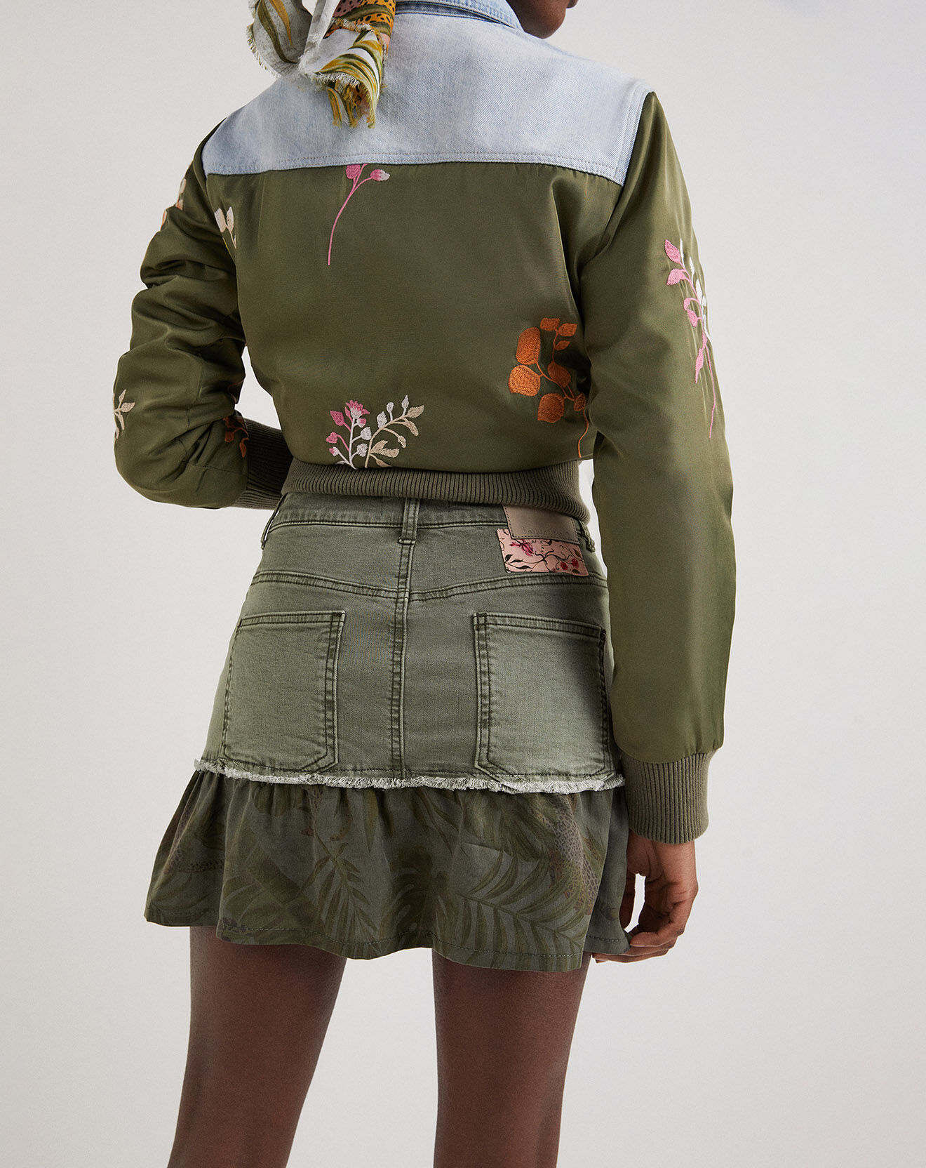 Desigual Jupe Eline verte