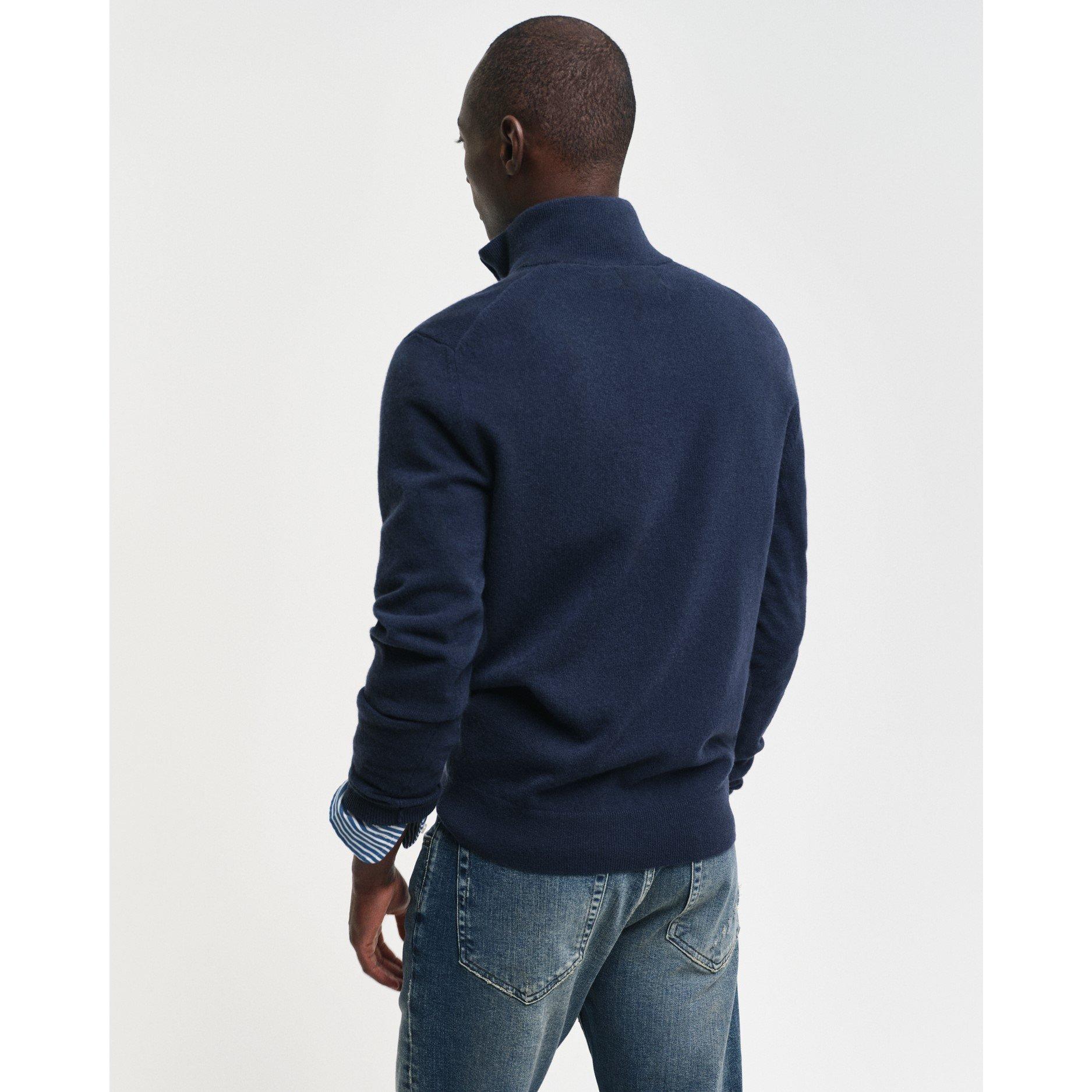 Gant EXTRAFINE LAMBSWOOL HALF ZIP TARTAN