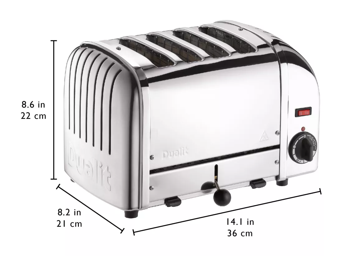 Dualit Grille-pains 4 fentes 2200w inox - 40365