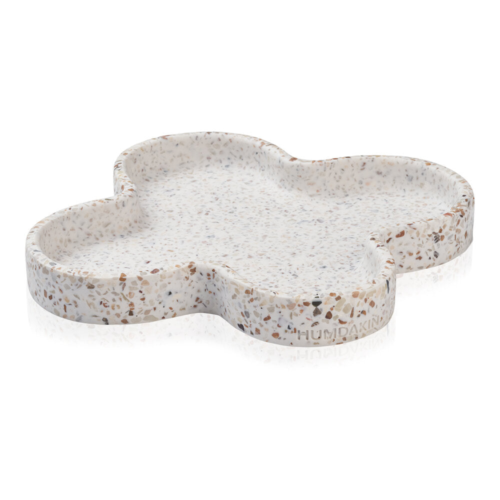 Humdakin  Terrazzo bakke m/kant - rød/beige