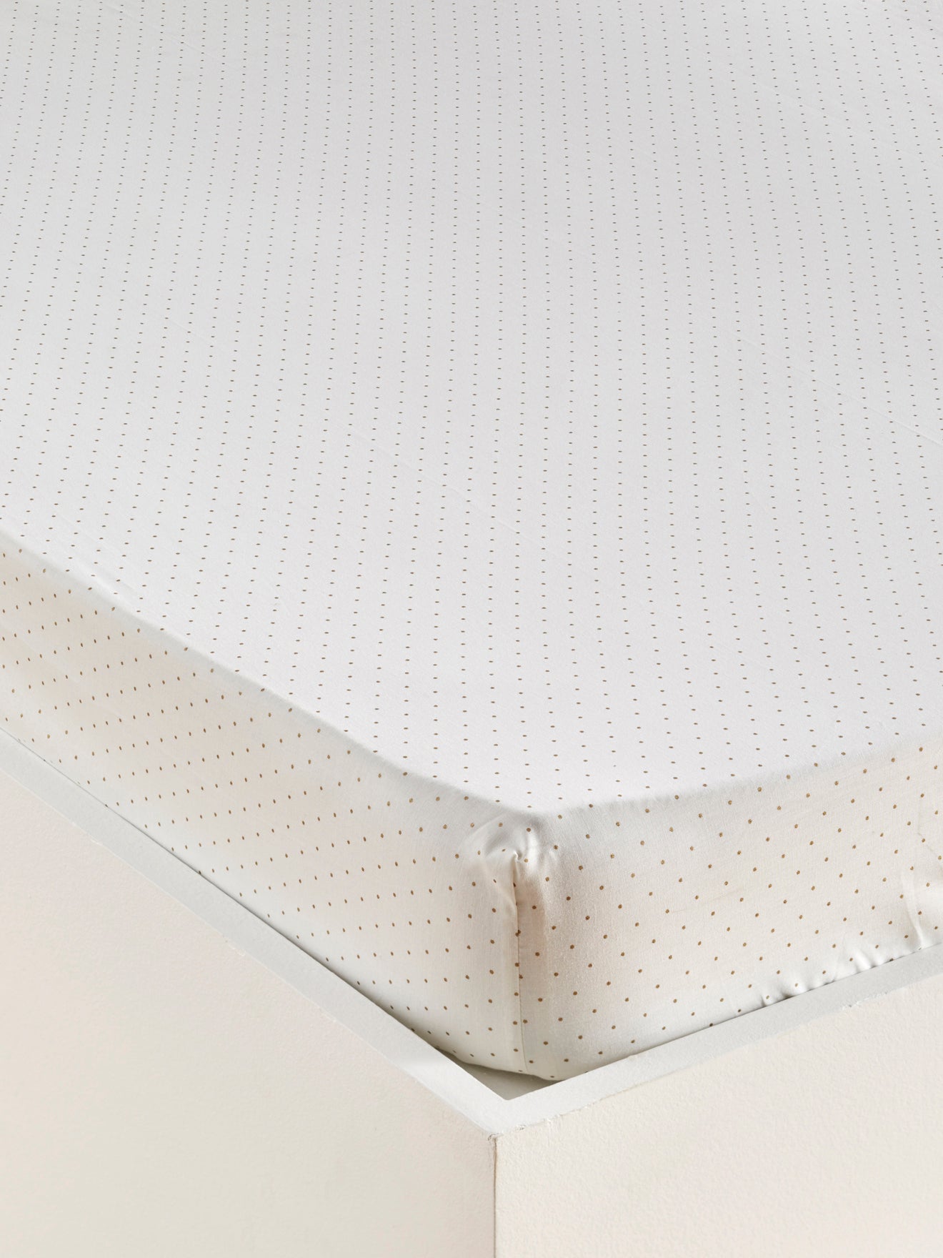 Drap-housse pois coton 