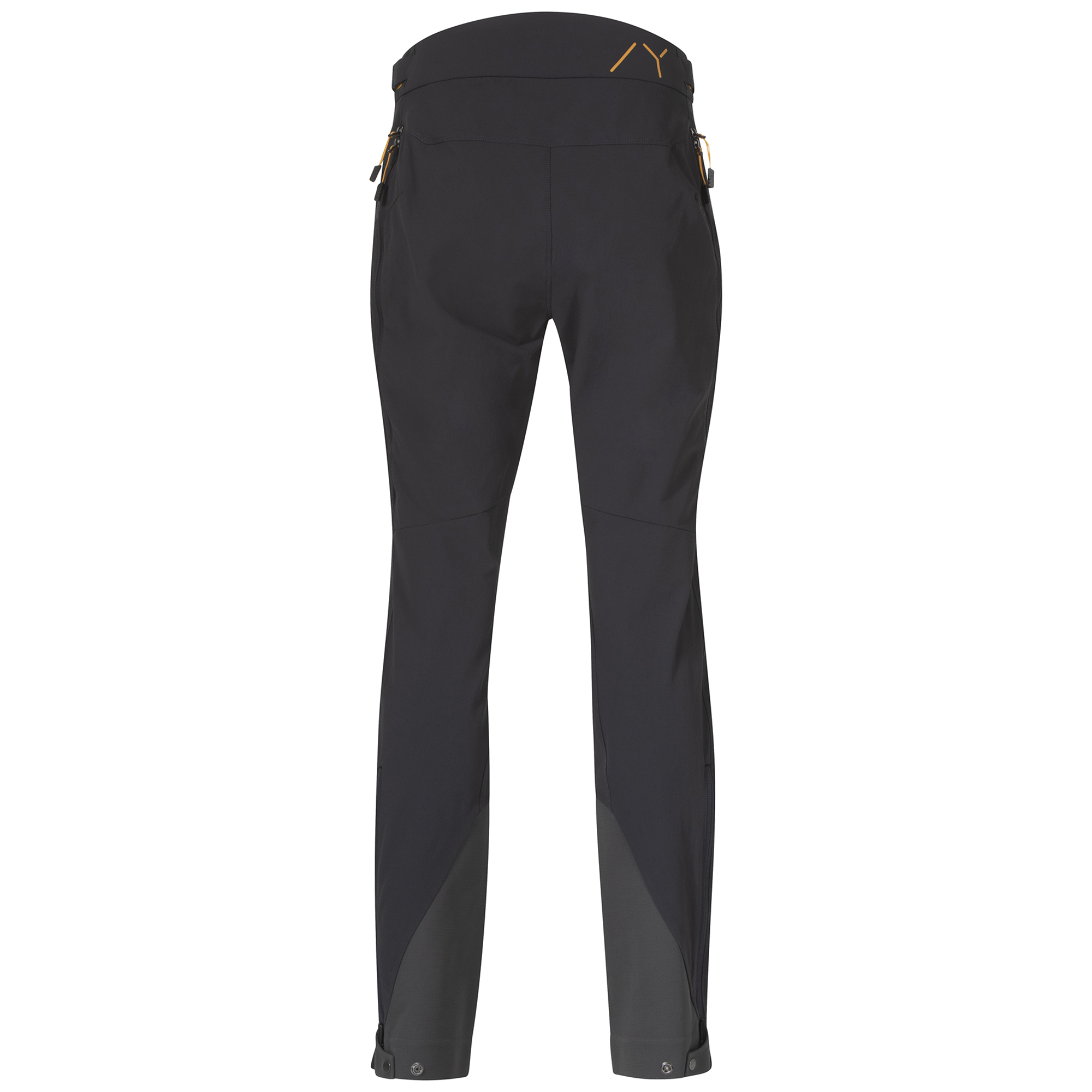 Y MountainLine Wooltech Softshell Pants Dame Dark Shadow Grey