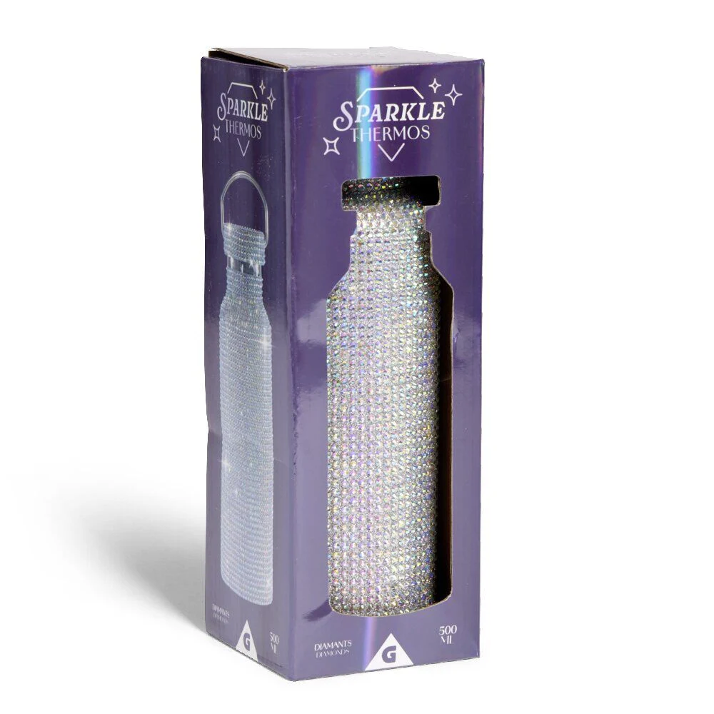 Bouteille isotherme strass inox 500ml