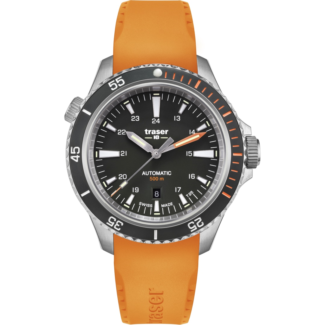 traser P67 Diver Automatic T25 Black / Orange