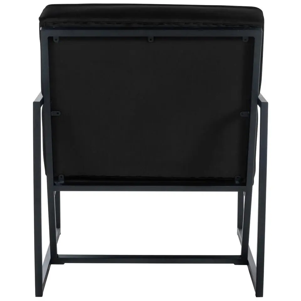 CLP Lounger Avon zwart Frame - Fluweel - zwart