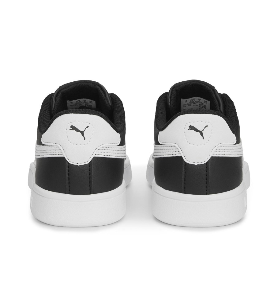 Tênis Puma Smash 3.0 de couro, preto