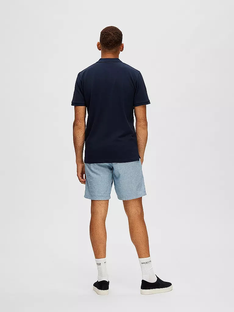 SELECTED Poloshirt SLHDANTE  blau
