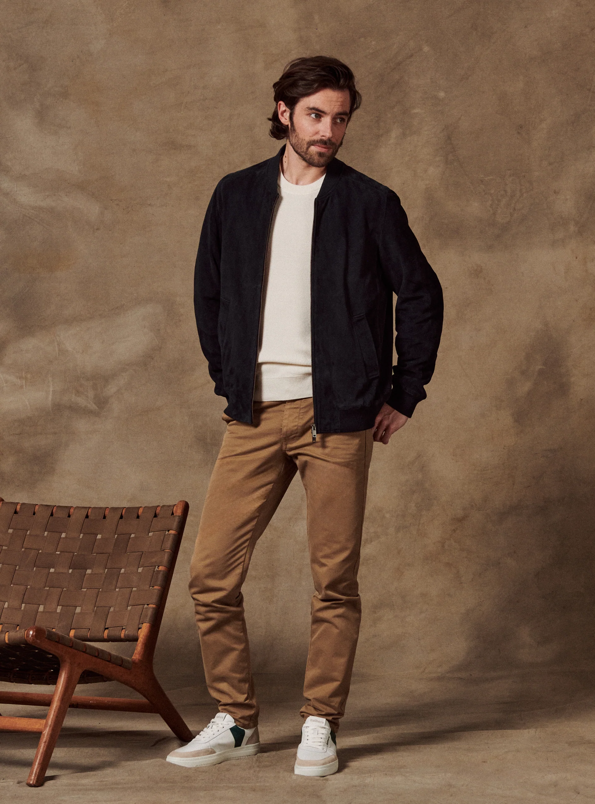 Cuir Paolo Marine