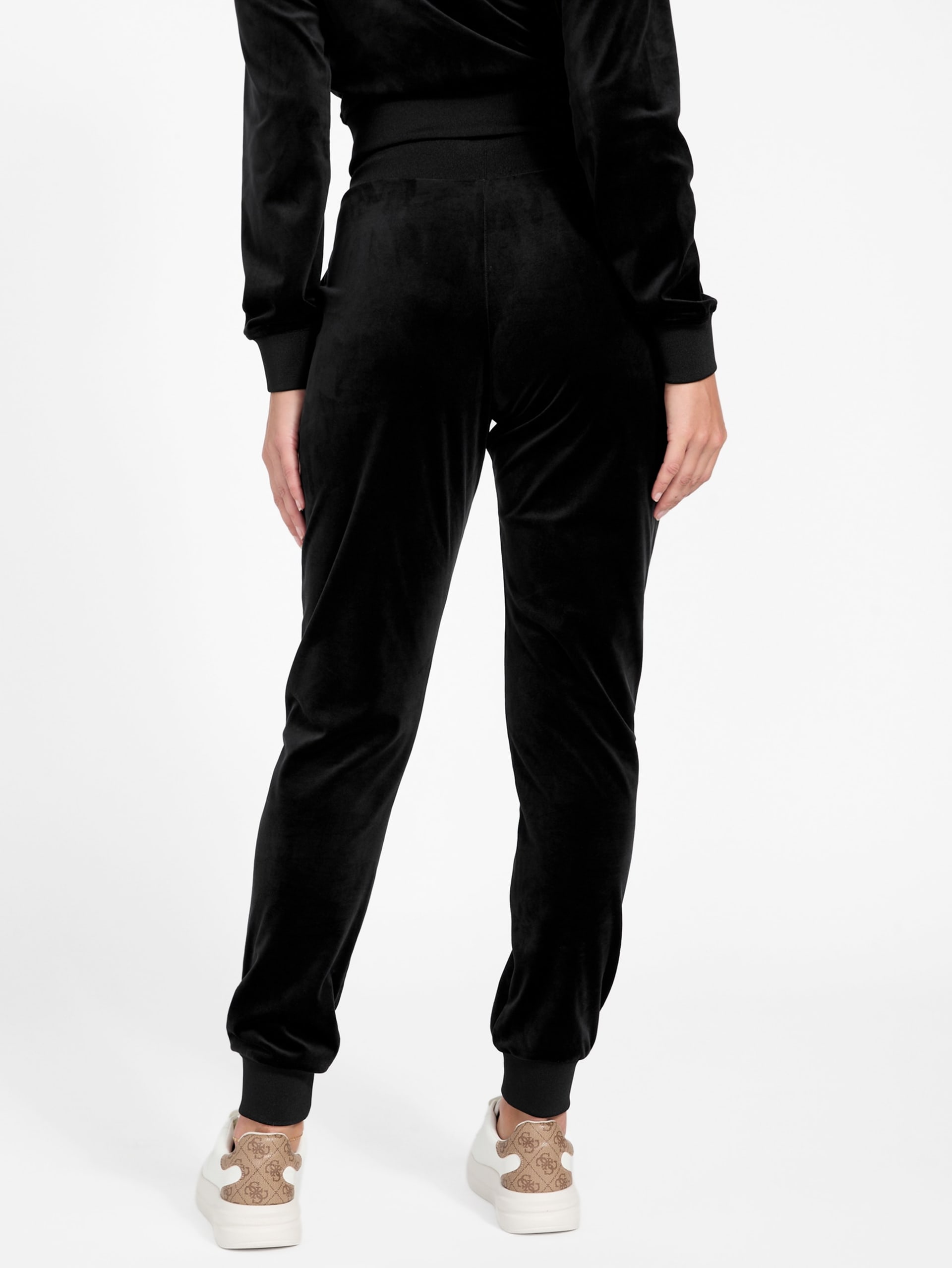 Calça Jogger de Veludo Couture