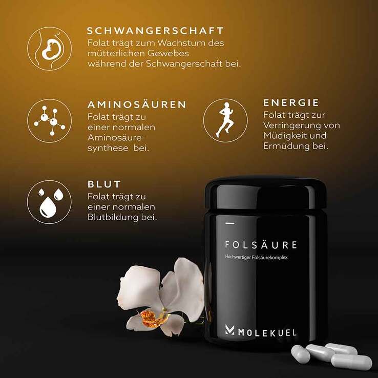Molekuel Premium Folsäurekomplex, 120 St