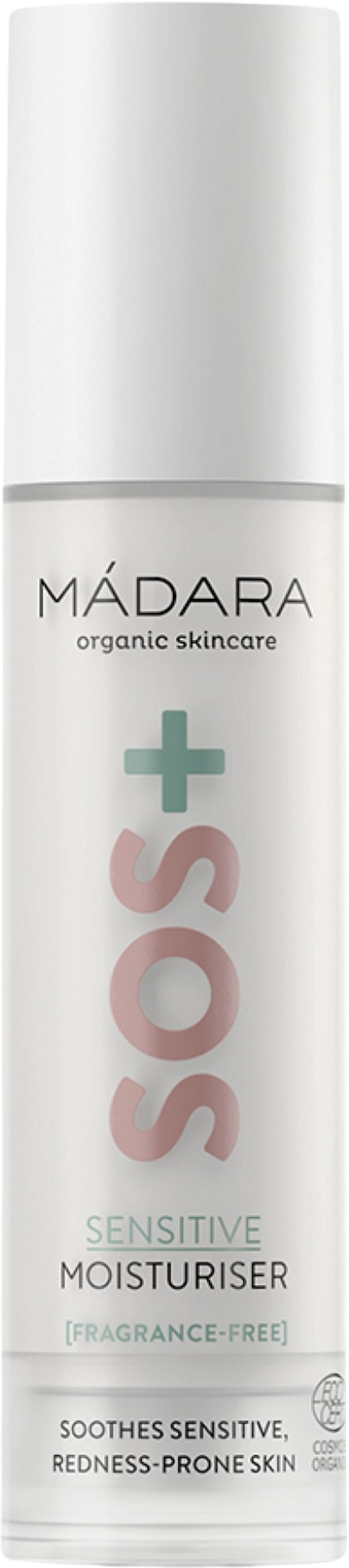 MÁDARA Organic Skincare  SOS+ Sensitive Moisturiser, 50 ml