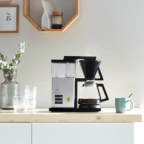 Melitta Aroma Signaturedeluxe - Kaffemaskine - 10 Kopper - Rustfrit stål