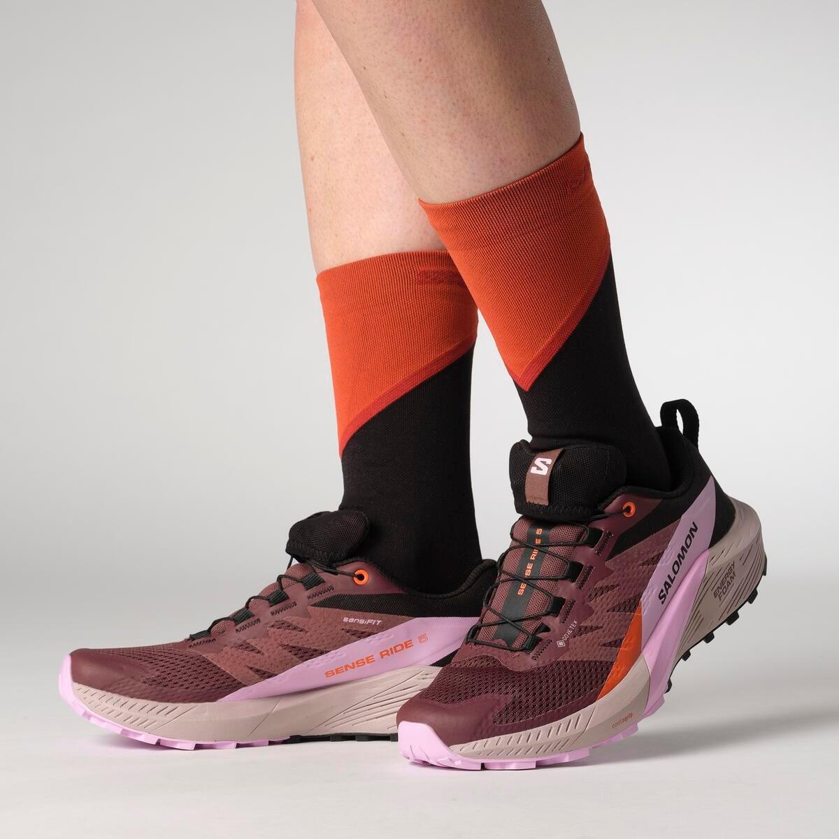 Salomon Sense Ride 5 GoreTex Womens Trail Running Shoes