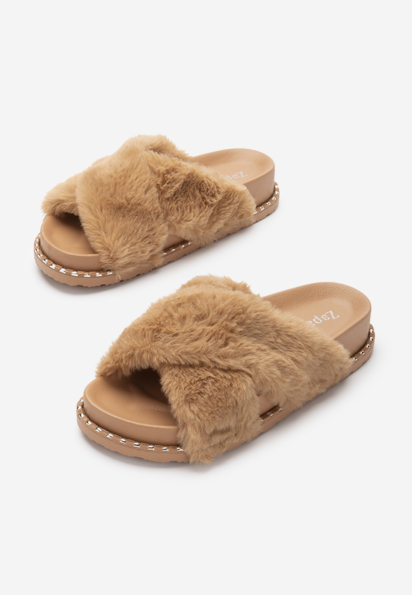 Pantoufles femme chameau Lightness