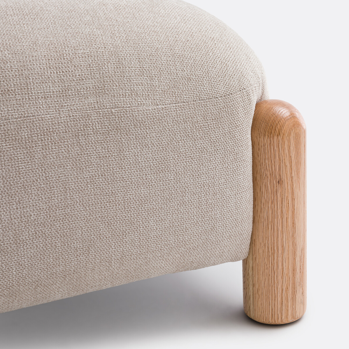 LA REDOUTE INTERIEURS<br>Apoio de pés acolchoado em tecido chenille, Boldi