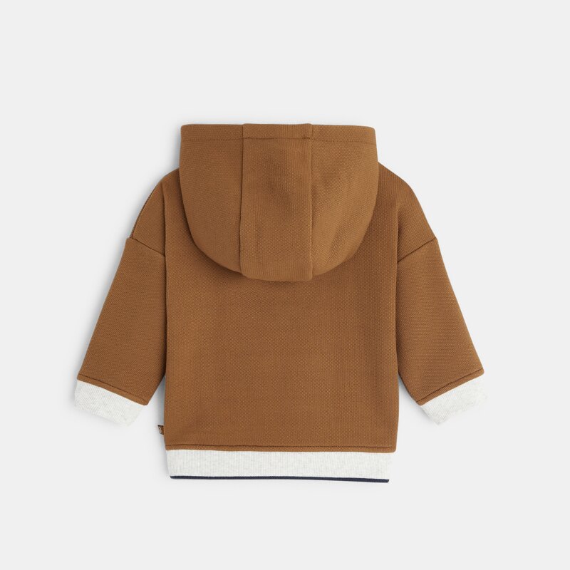 Sweat à capuche raton laveur marron bébé garçon Marron