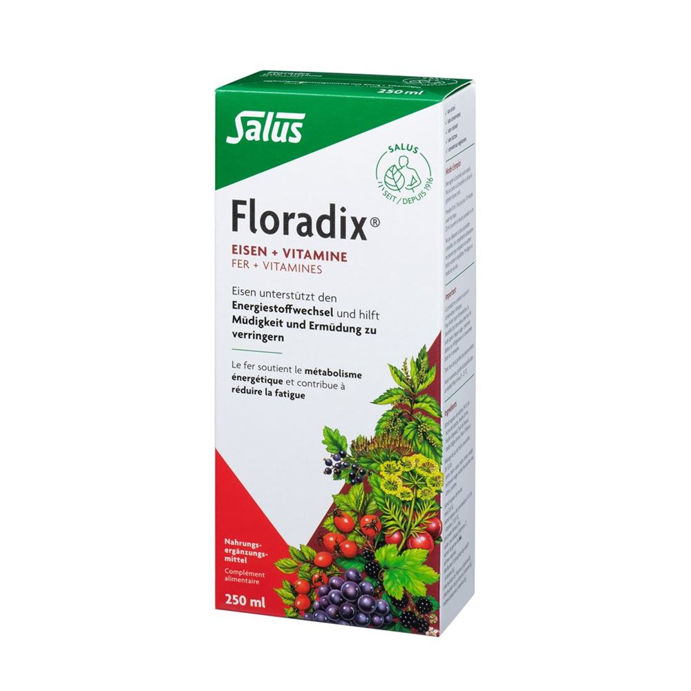 Floradix Eisen   Vitamine Fl 250 ml