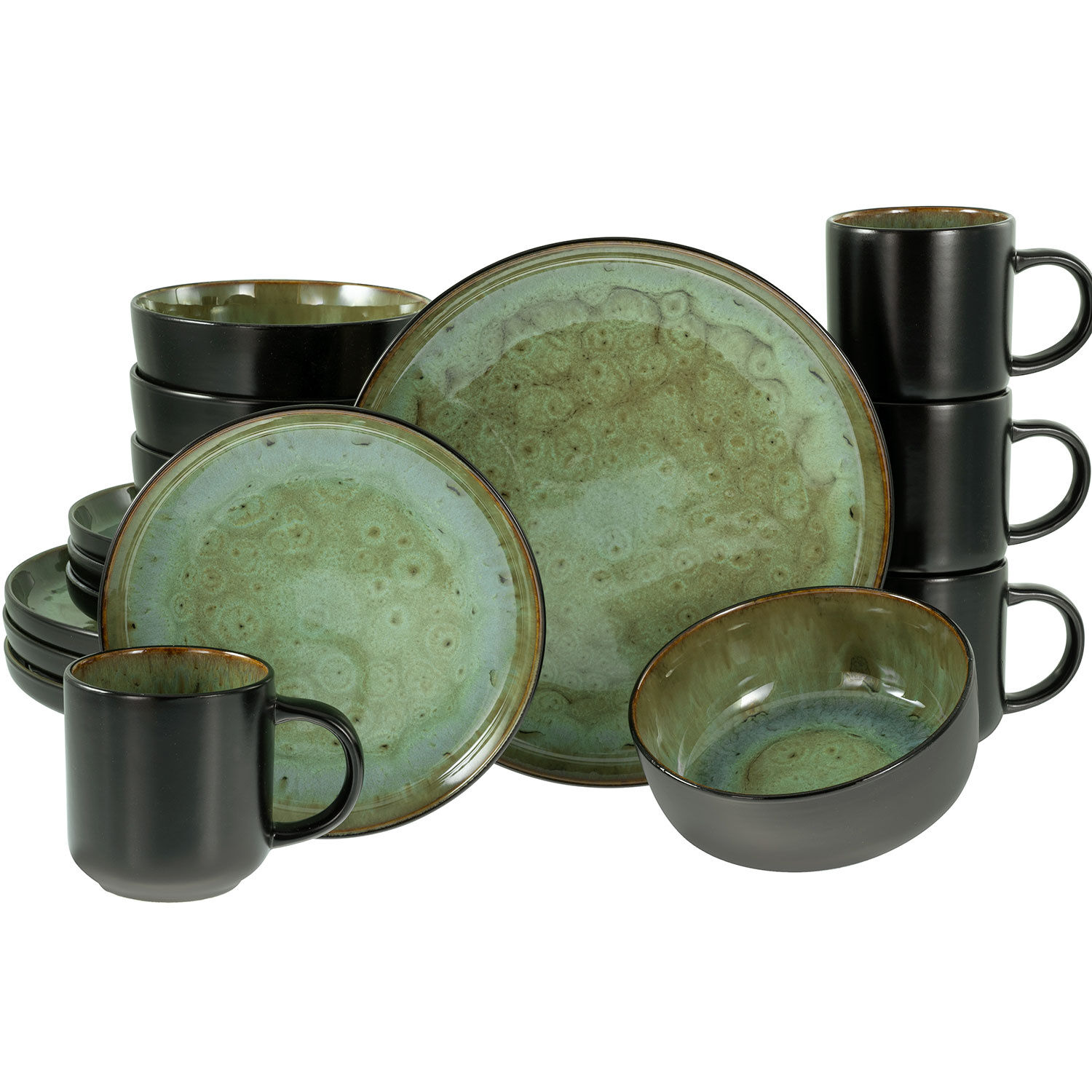 Geschirr-Set Nordic Fjord 16-teilig
