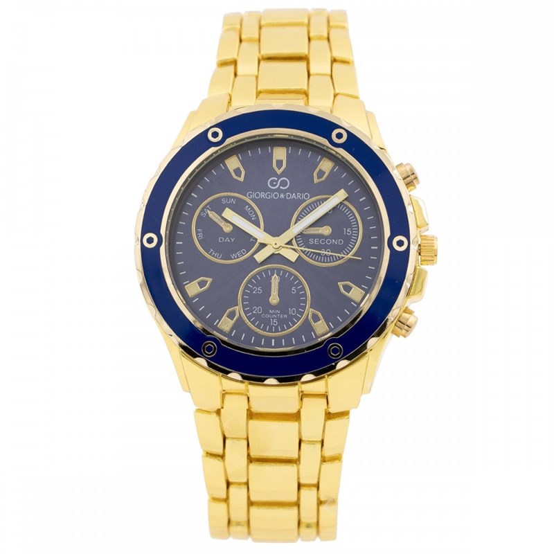 Montre Homme GIORGIO bracelet Acier Doré