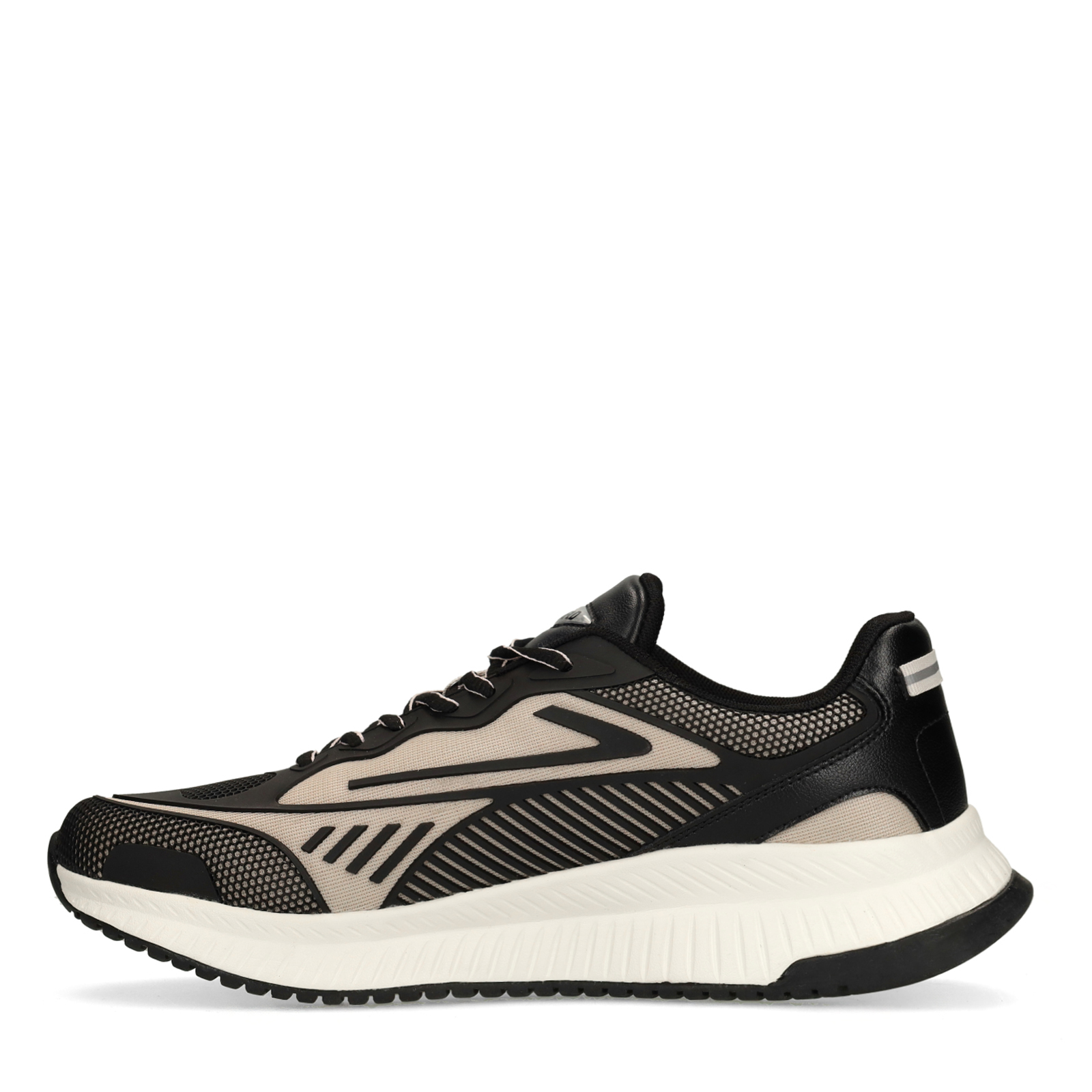 Beige leren sneakers