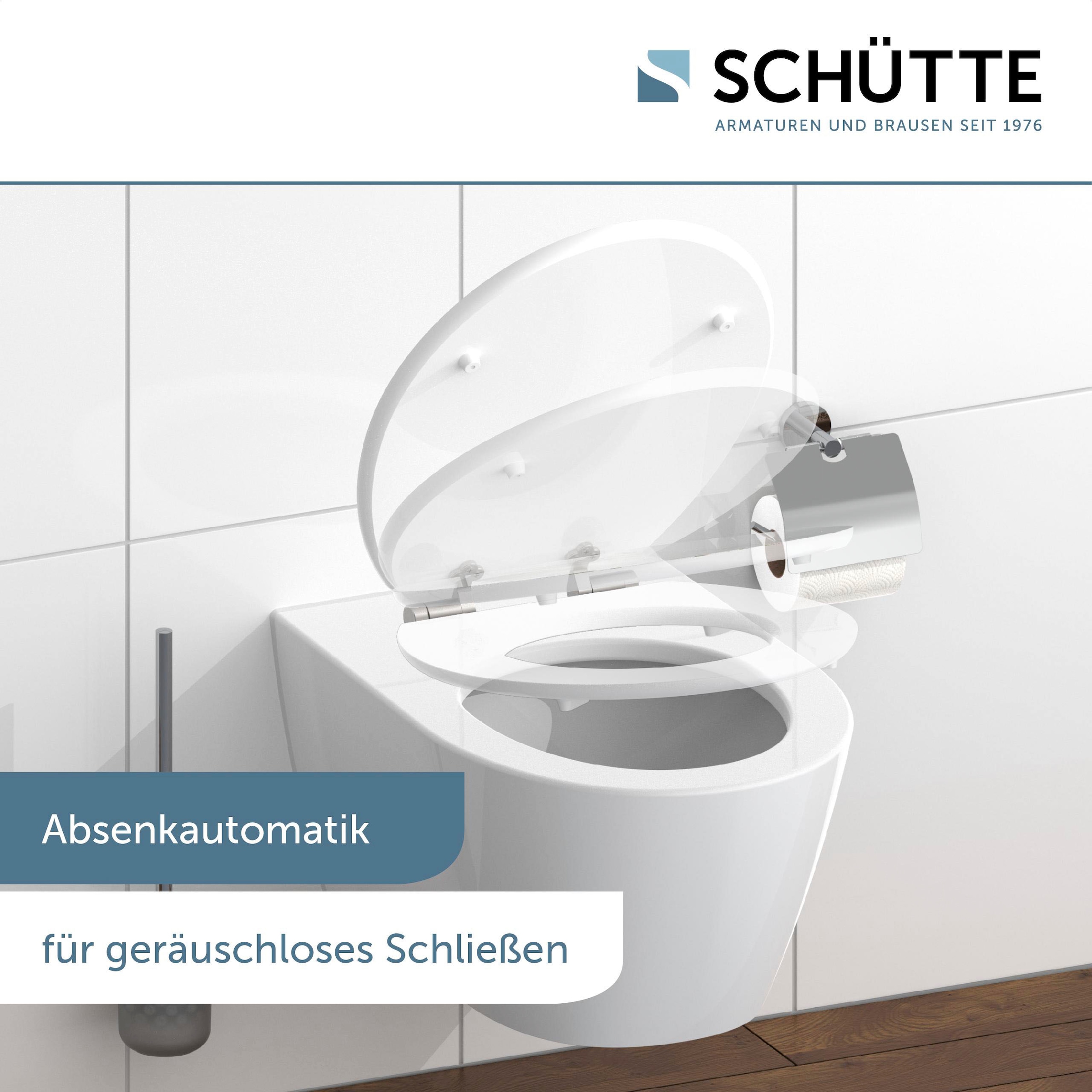 Schütte WC-Sitz »BALANCE« High Gloss mit MDF Holzkern, mit Absenkautomatik