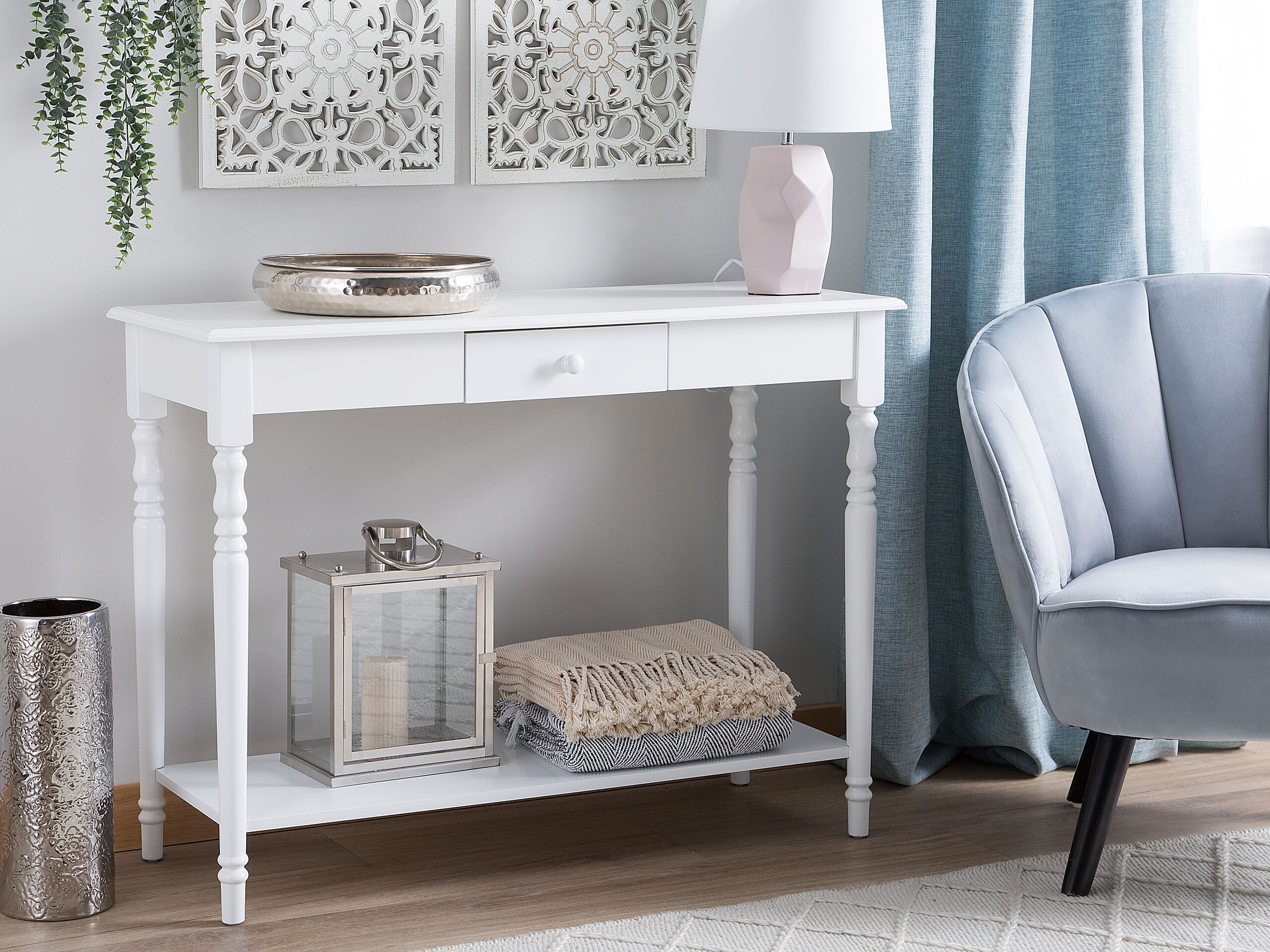 Beliani - TOBAGO - Consoletafel - Wit - MDF