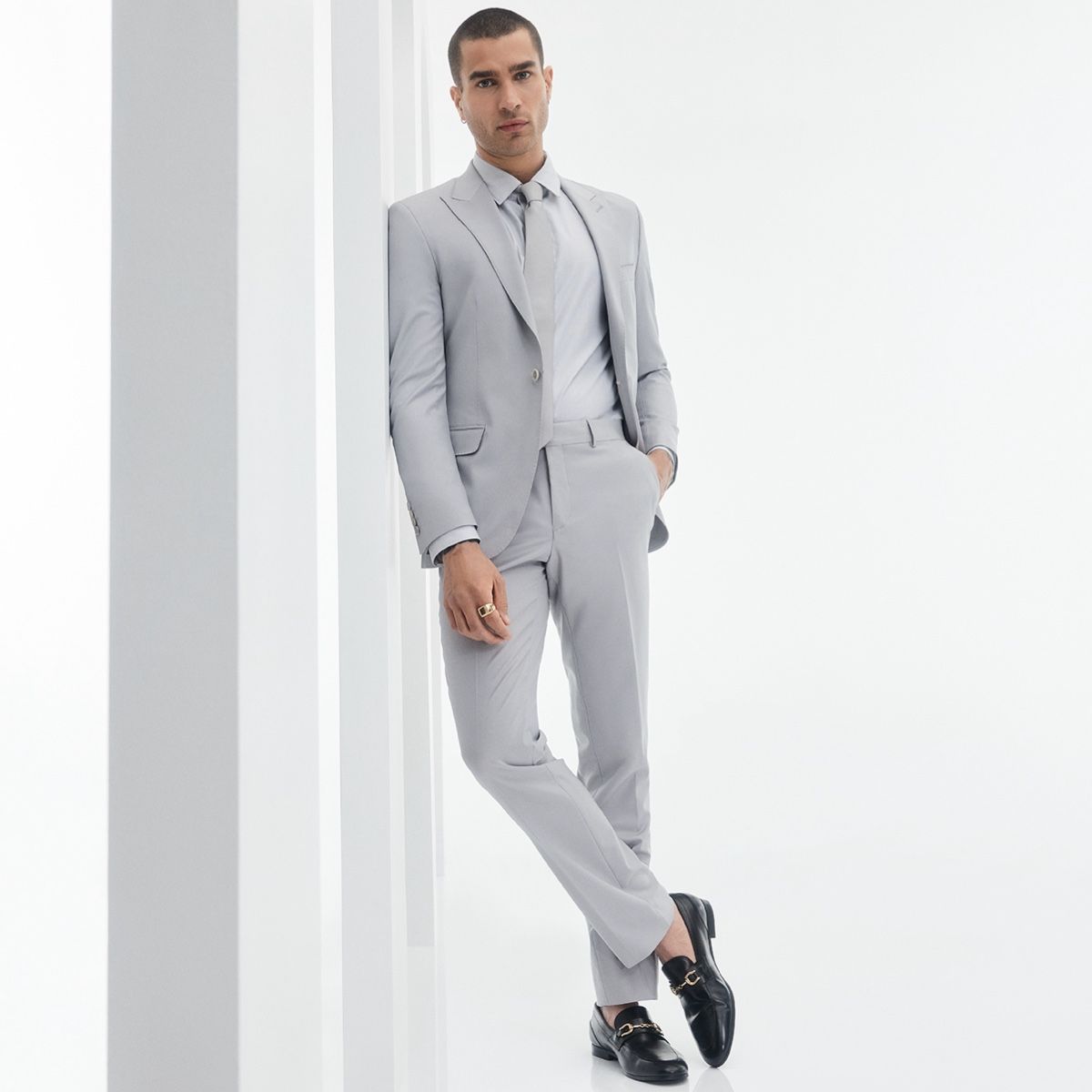 Marinho Black Men Dress Shoes