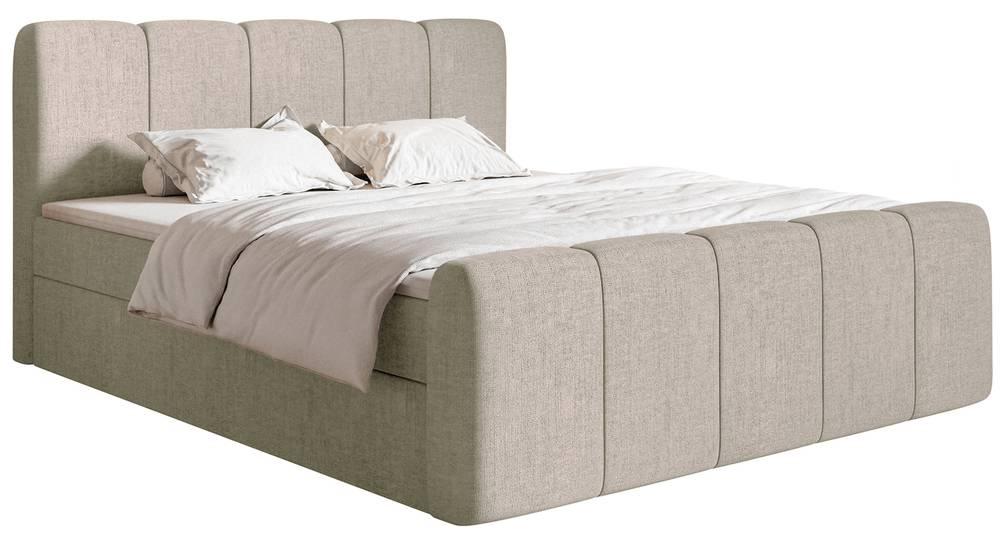 NADUVI Collection Boxspring Chloe 160x200 chenille met opbergruimte