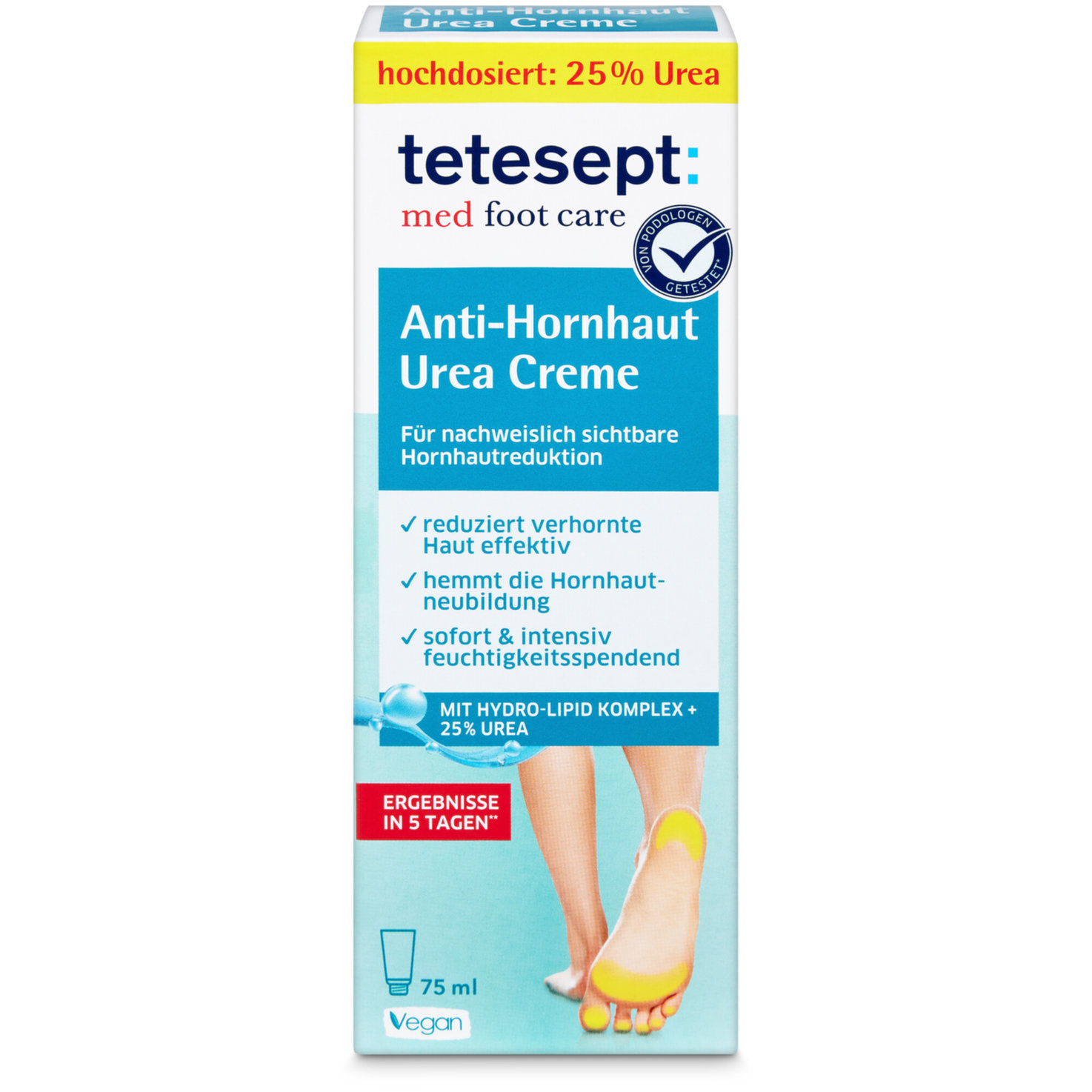 Tetesept foot care Anti-Hornhaut Urea Creme