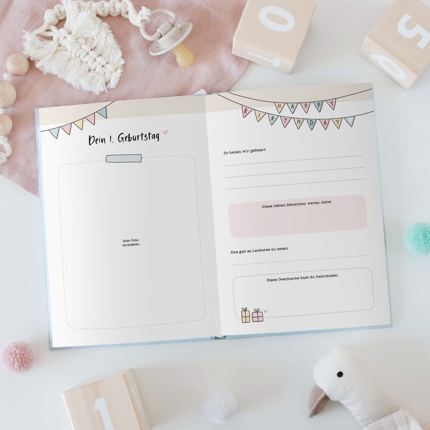 Baby-Tagebuch „Kleine Glasmomente