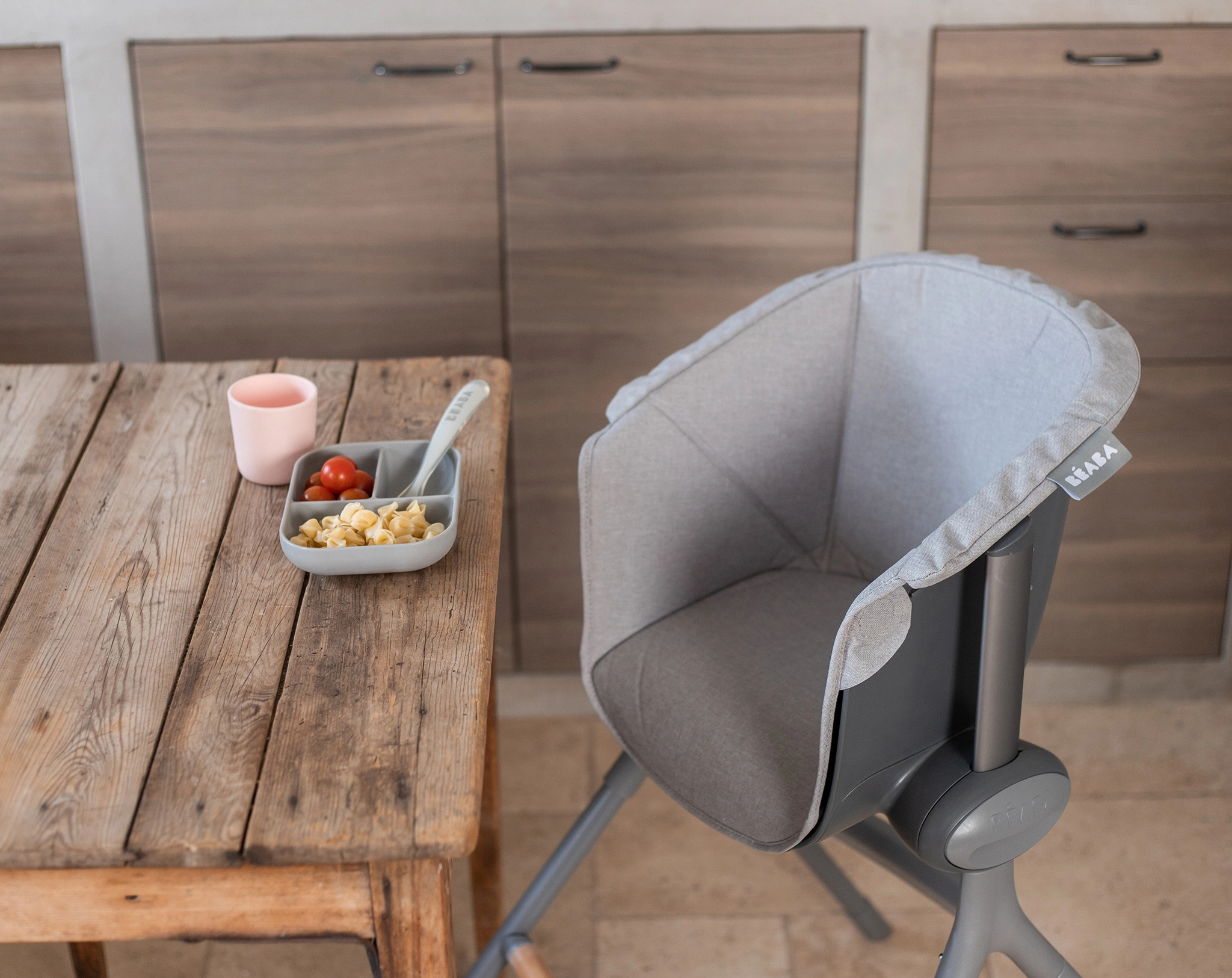 Sitzkissen für Hochstuhl UP&DOWN - JUNIOR in grey
