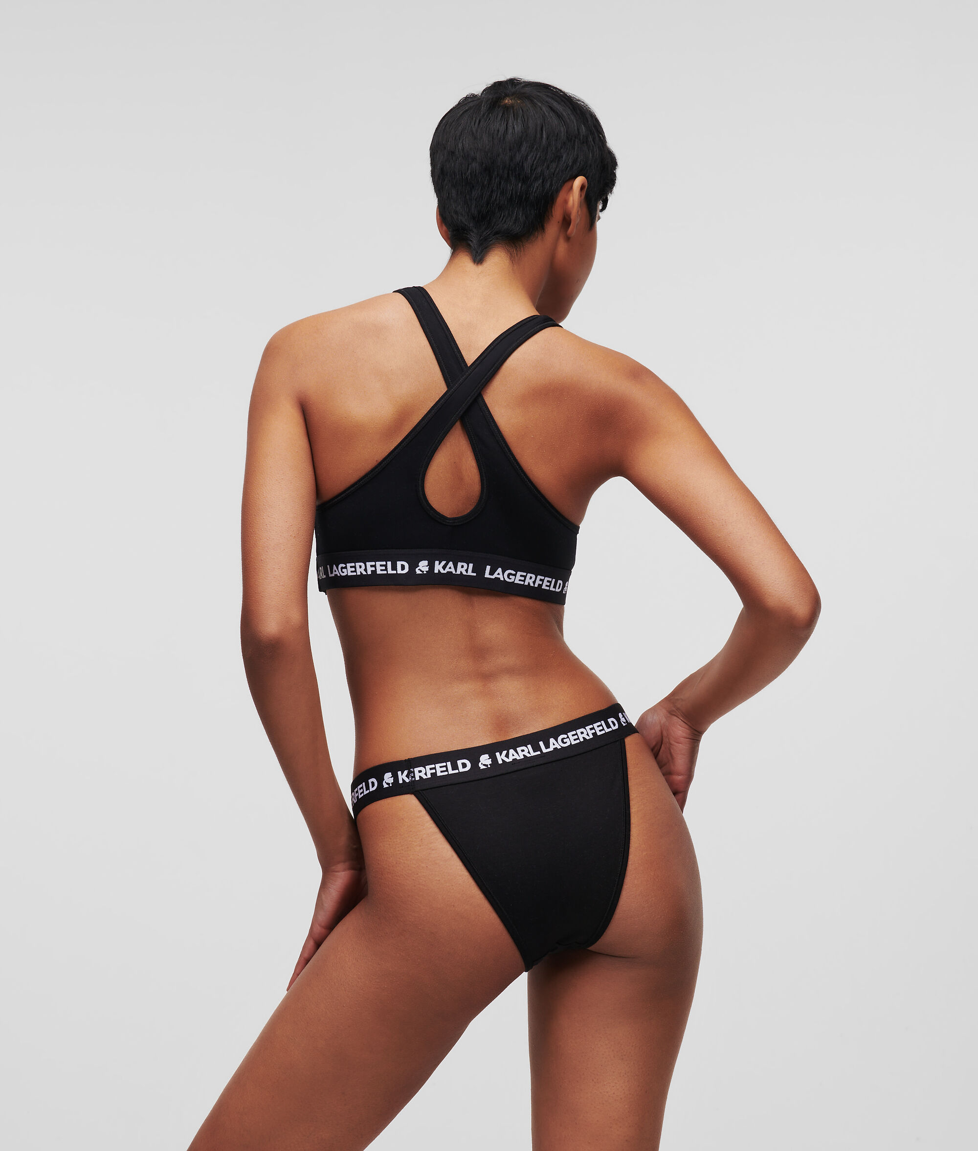 SOUTIEN-GORGE DE SPORT REMBOURRÉ LOGO KARL