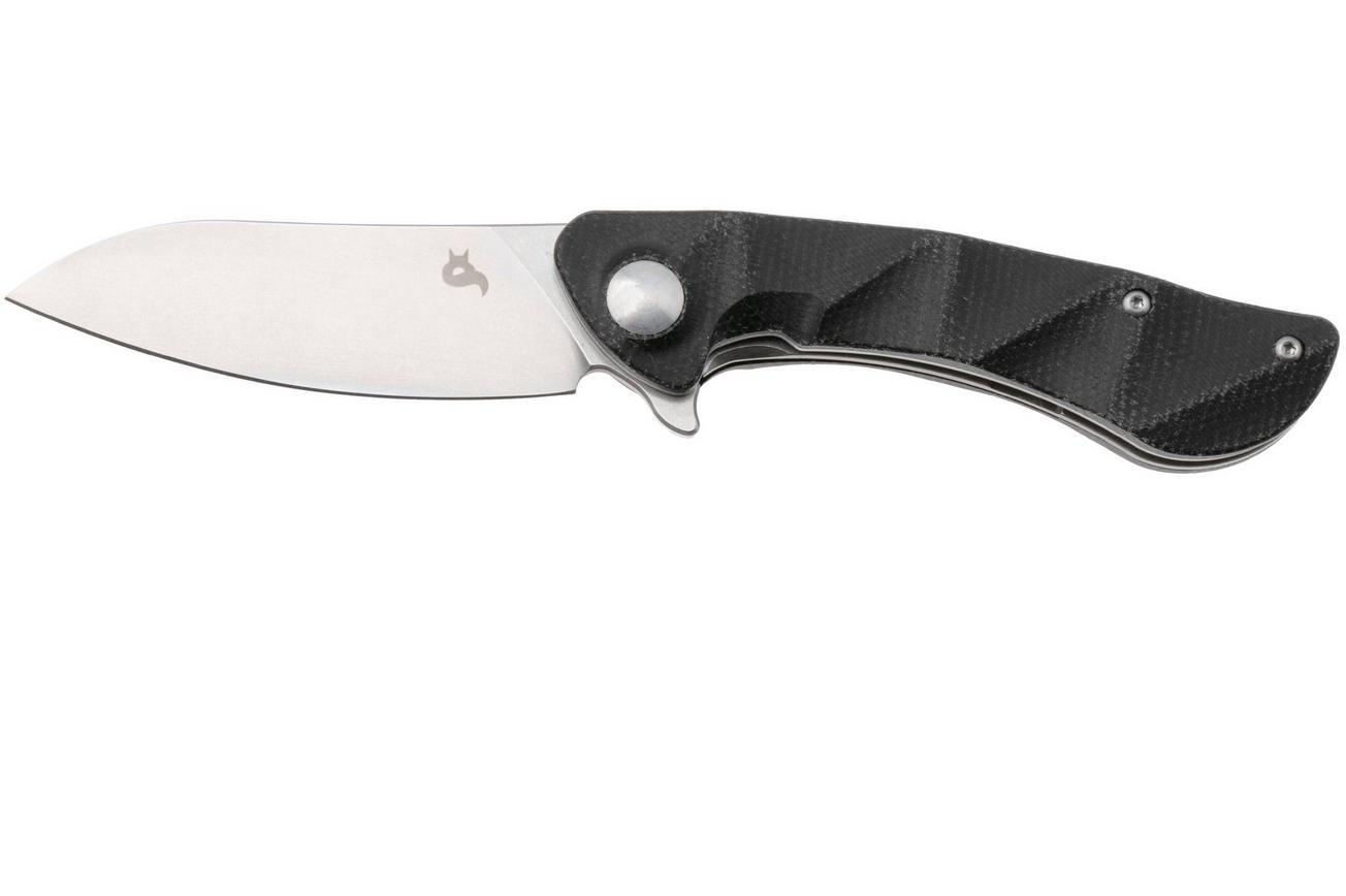 Black Fox Dripper BF-771-MB Stonewashed VG10, Black Micarta, zakmes