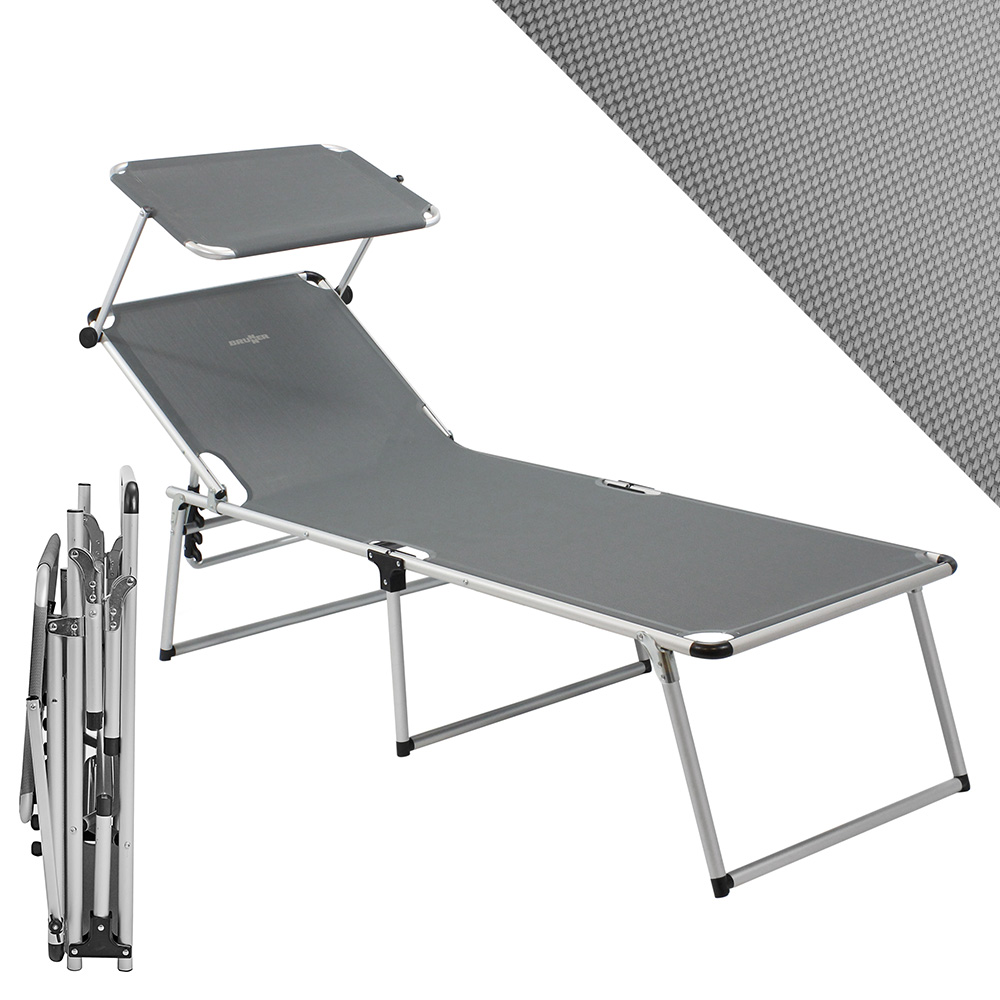 Bain de soleil alu Malibu Gris BRUNNER