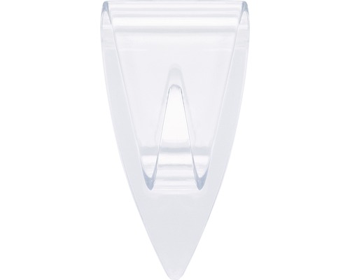tesa kleefhaken voor glas, transparant, draagvermogen 0,2 kg, 5 stuks.