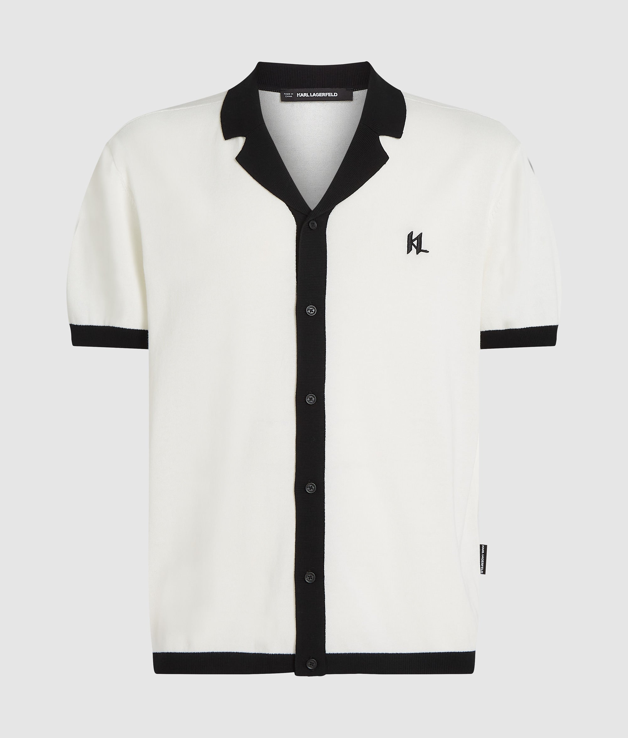 Gebreide polo met Monogram